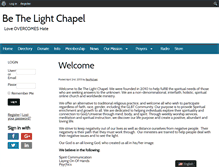Tablet Screenshot of bethelightchapel.com